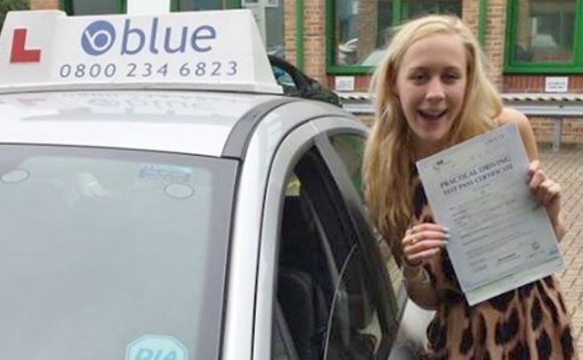 Congratulations Molly from Ascot, Berkshire for passing your driving test in Chertsey