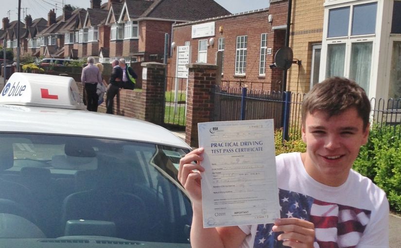 Liam Peters from Binfield in Bracknell passed his driving test