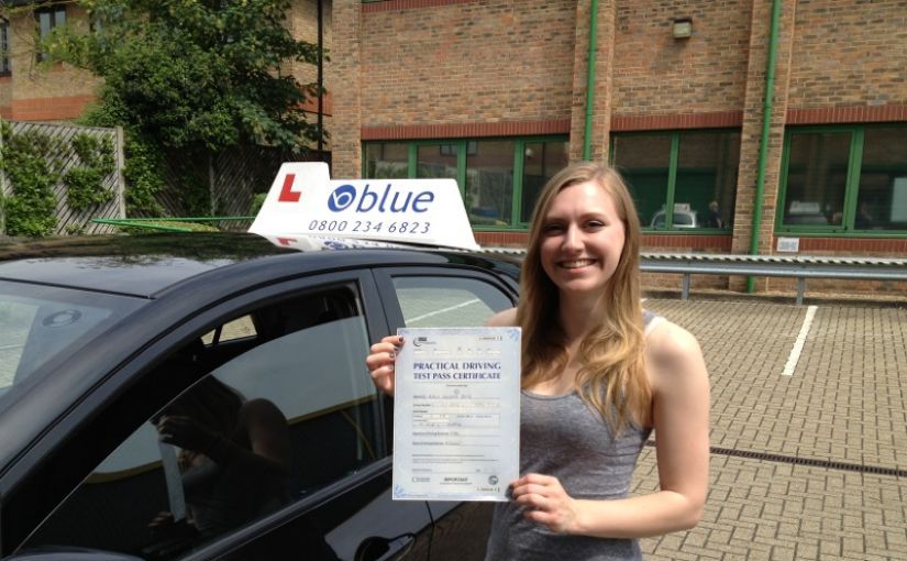 Becky from Bracknell, Berkshire passed her driving test FIRST TIME