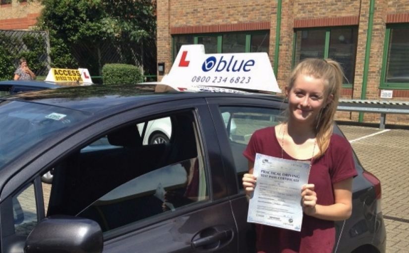 Well done to Rebecca of Crowthorne, Berkshire who passed her driving test