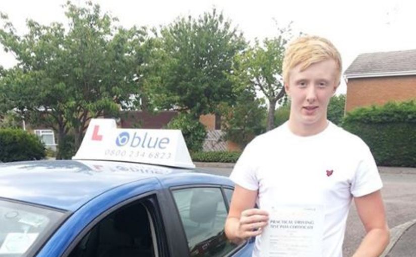 Well done Olly of Charvil who passed his test at Reading