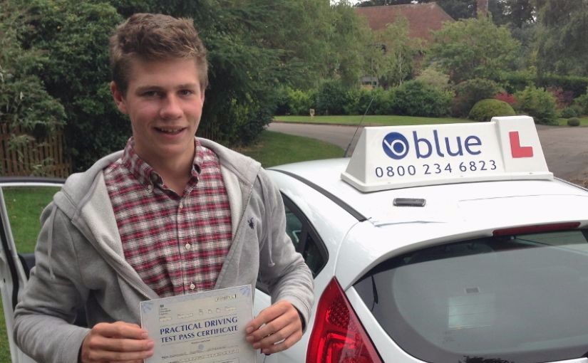 Congratulations to Alex of Windsor, Berkshire who passed his driving test on his FIRST