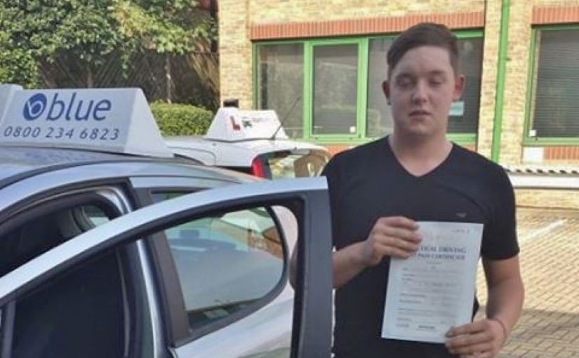Congratulations Taylor of Winkfield Row passed his driving test first time
