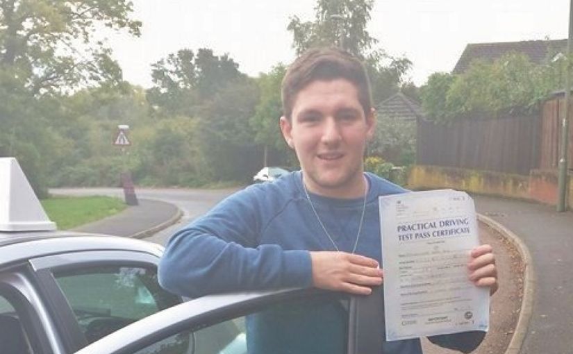 Congratulations Chris on passing your driving test today at Chertsey only 1 minor fault