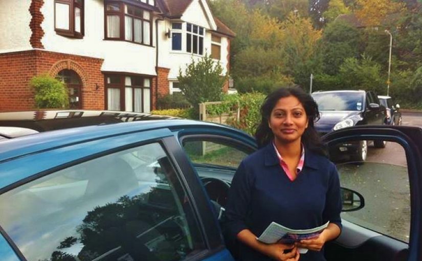 Congratulations to Madhavi on a first-time driving test pass in Reading today