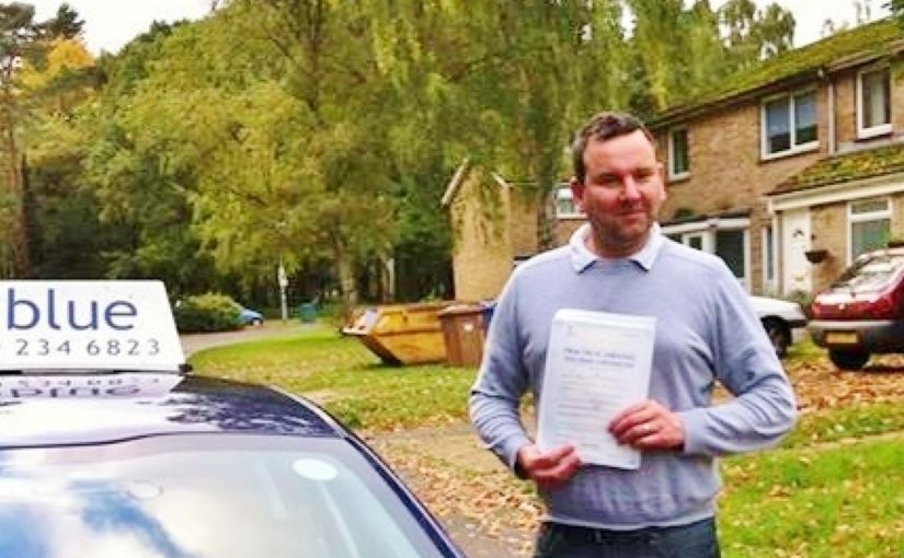 Huge congratulations to Jason from Harmans Water, Bracknell who passed his driving test