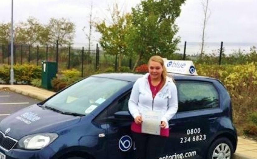 Well done to Becky Drysdale from Farnborough who passed her driving test