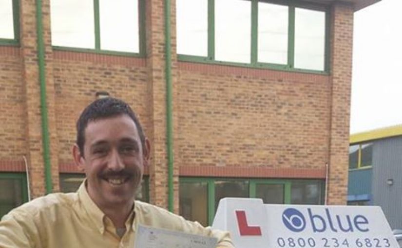 Congratulations Richard from Bracknell, on passing your driving test today first time