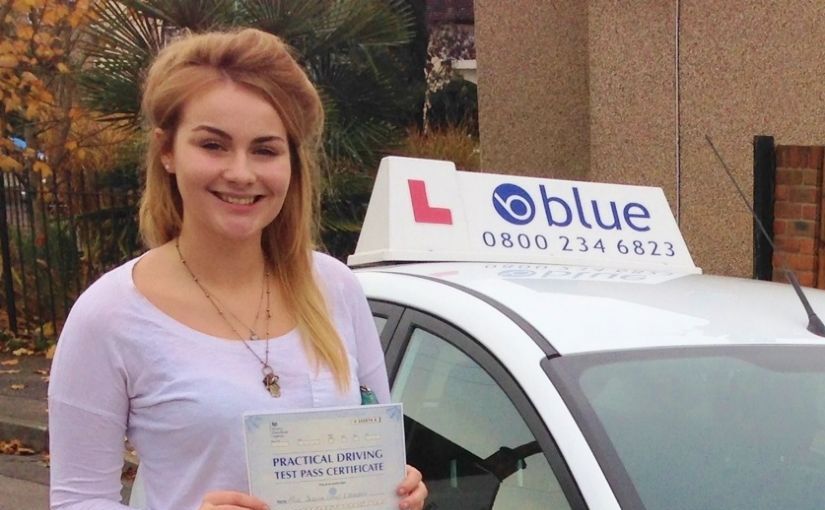 Well done to Jessica Appleton of Windsor, Berkshire who passed her practical driving test in Slough