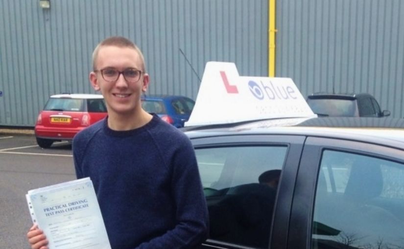 Well done to Daniel Edgar of Warfield, Bracknell, Berkshire who Passed his driving test