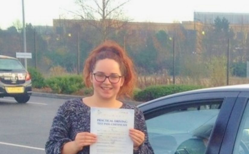 Congratulations to Lara Thomas from Bracknell, Berkshire for passing her driving test