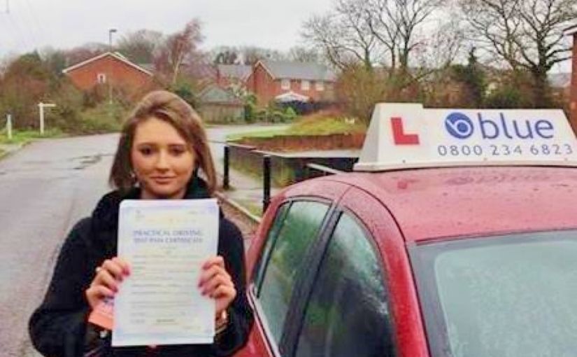 Well done Rebecca from Ascot who passed her driving test in Chertsey today with just 2 minors.