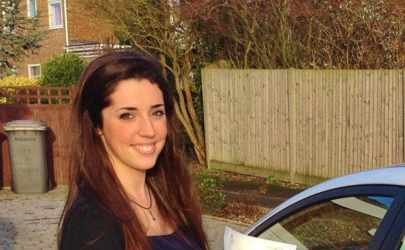 Congratulations to Bronagh of Maidenhead, Berkshire, who passed her driving test in Slough