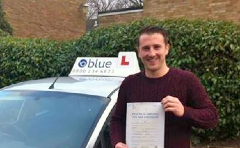 Congratulations to Michael from Bracknell for passing his driving test