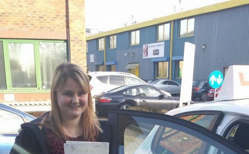 Congratulations Ellis on passing your driving test today first time