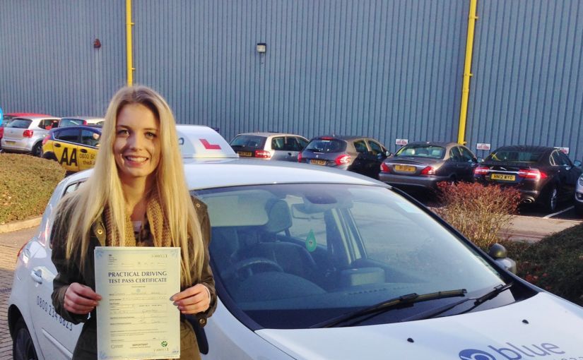 Great result for Gemma of Bracknell who passed her driving test today First Time