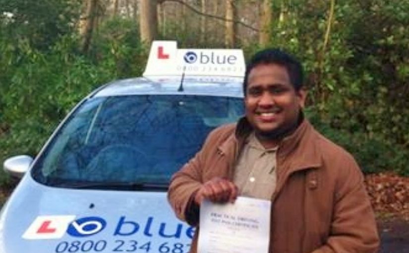 Congratulations to Prasanna from Bracknell for passing his driving test