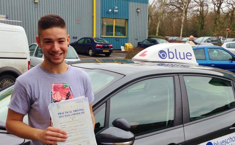 Brilliant outcome for Kyle of Ascot, Berkshire who passed his driving test today First Time with ZERO faults