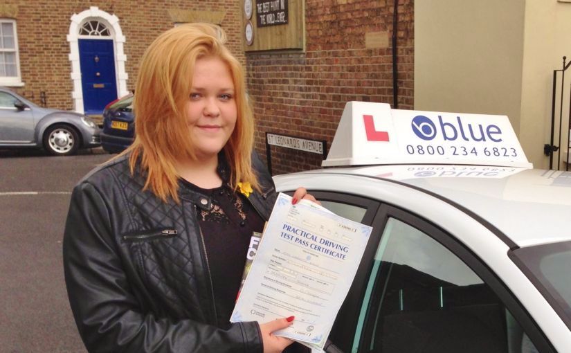 Well done to Charlotte Stone, who passed her test today in Slough