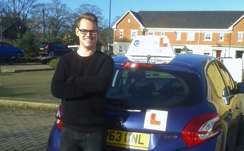 Congratulations to Craig Ross of Deepcut, Surrey, who passed his driving test