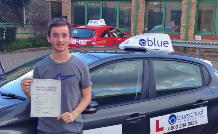 Great result for Alistair of Ascot, who passed his driving test First Time with an amazing ZERO faults