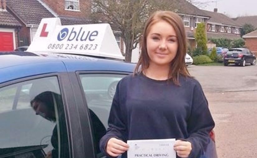 A great result this morning for Megan of Lower Earley who passed her driving test in Reading, FIRST TIME