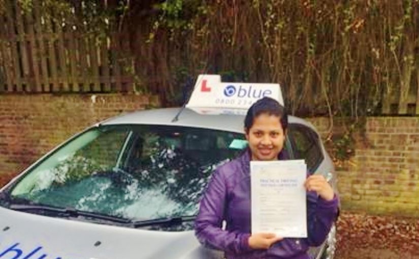 Congratulations to Chandrika from Birch Hill on passing your driving test