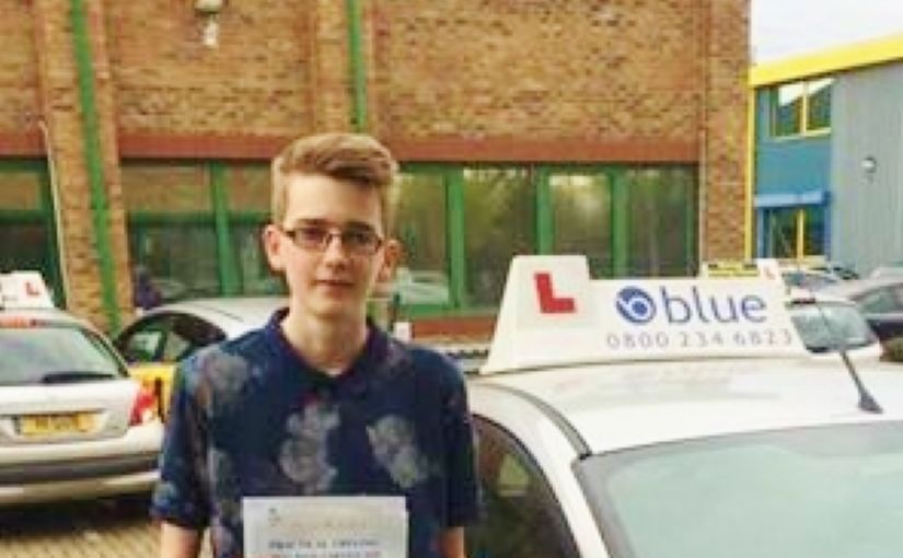 Congratulations to Adam from Priestwood for passing his driving test first time