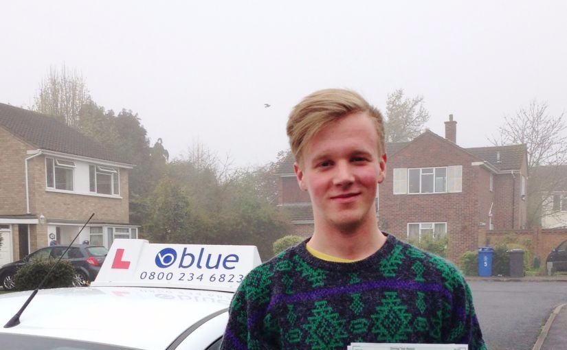 Well done to Peter of Windsor, Berkshire who passed his driving test this morning in Slough