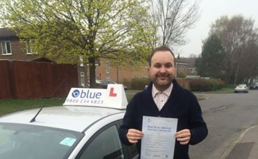 Congratulations to Dan of Birch Hill for passing his driving test first time today in Chertsey