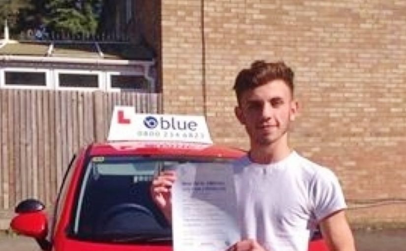 Congratulations Joe Chaplin-Smith, from Bracknell on passing your test at Chertsey today 1st time