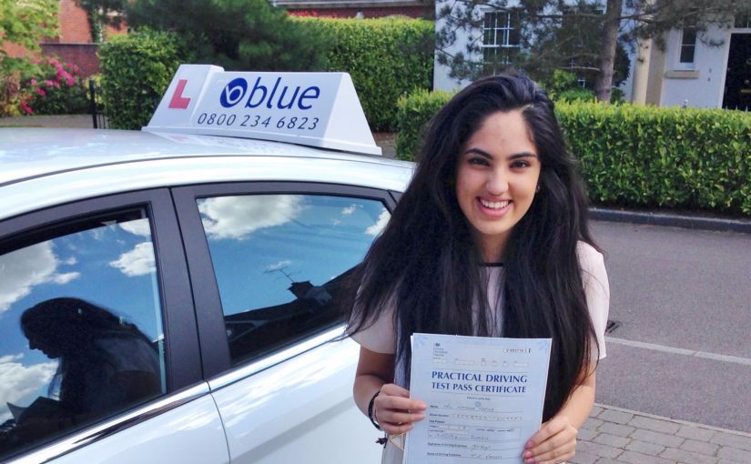 Great result for Natasha of Ascot, Berkshire who passed her driving test in Slough