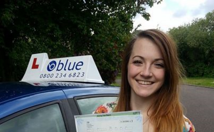 Very well done to Mia from Wokingham who passed her driving test in Reading