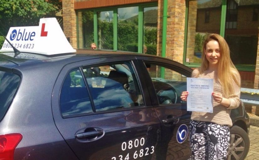 Great result for Georgina of Ascot, Berkshire who passed her driving test today