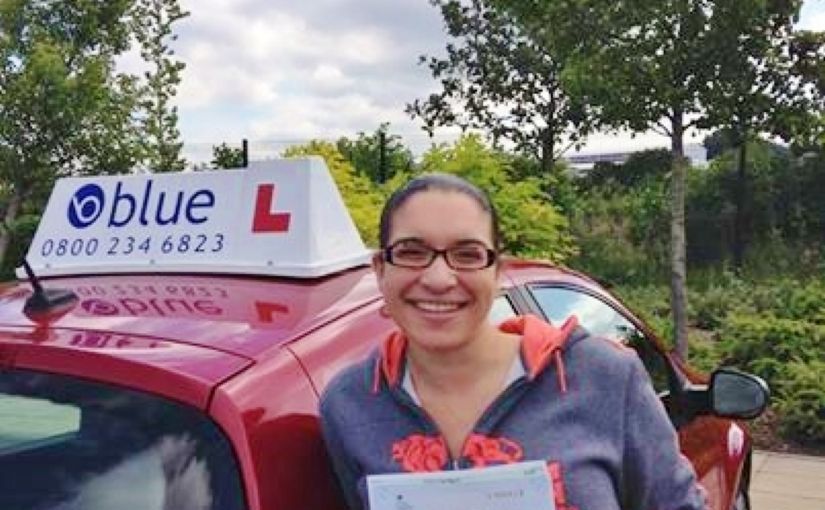 Well done Melanie from Bracknell on passing your driving test today in Farnborough
