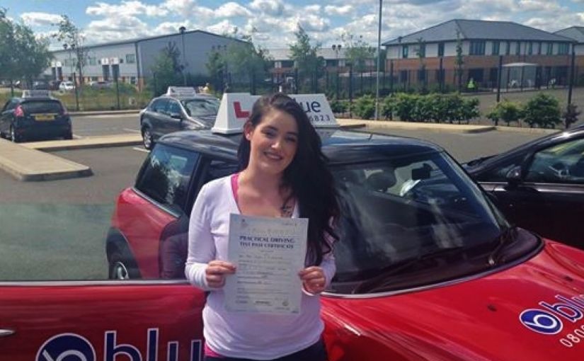 Congratulation to Jayde who passed her driving test first time at Farnborough