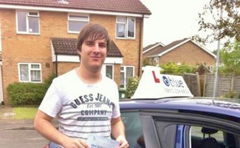 Huge congratulations to Anthony from College Town on passing his driving test at Farnborough at the first attempt