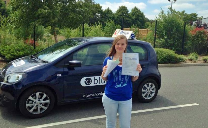 Charlotte Bruce from Winkfield passed at Farnborough with just one fault