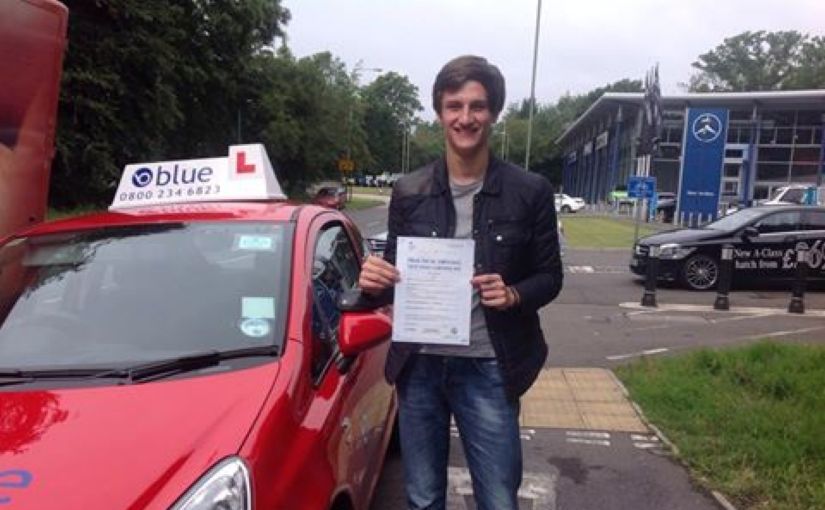 Congratulations to James Hadrell on passing your driving test