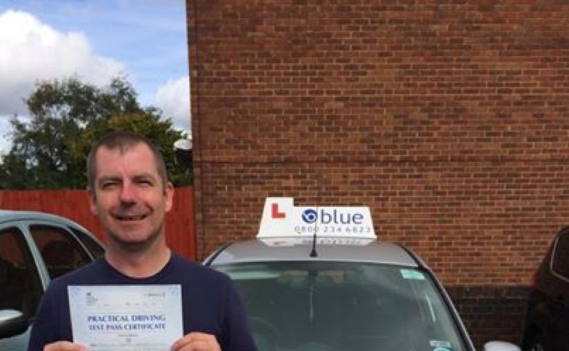 A huge congratulations to Terry Catlin from great Hollands on passing his driving test