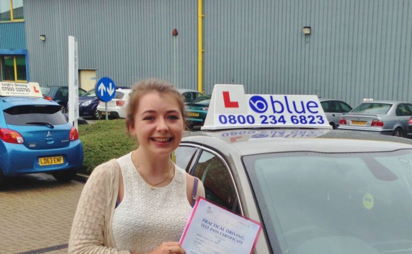 Brilliant result for Ellie Magill of Ascot, Berkshire who passed her driving test Today