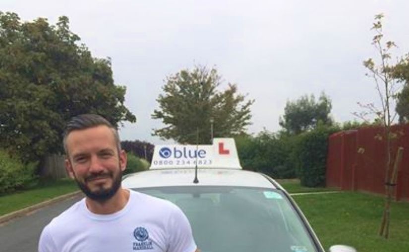 blue driving school driving instructor