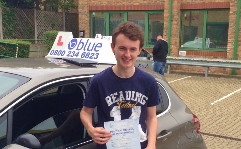 Great result for Charlie Black of Sunninghill, Berkshire who passed his driving test FIRST TIME