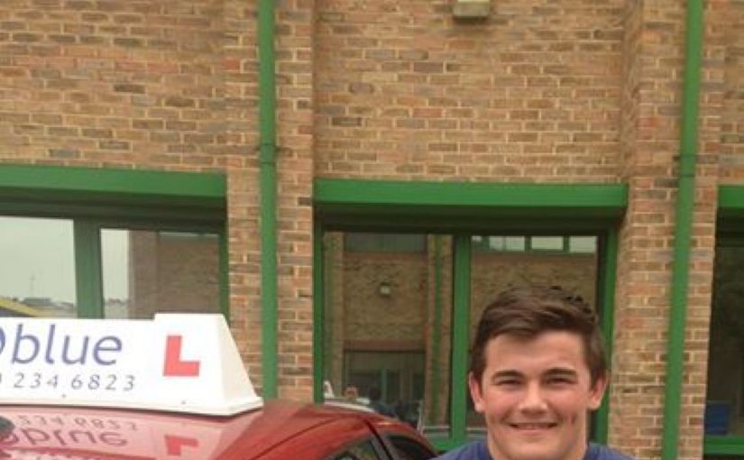 Well done Bradley Walters from Ascot on passing your Driving Test