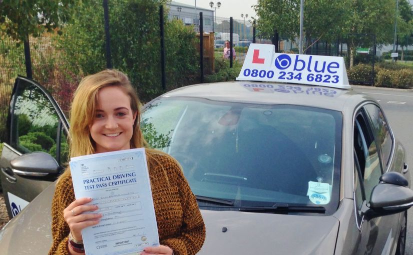 Great result for Erin from Little Sandhurst, Berkshire passed her driving test First Time with a just a few driver faults in Farnborough