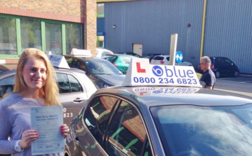 Great result for Rochelle Norton from Ascot, Berkshire who passed her driving test First Time with just One driver fault in Chertsey