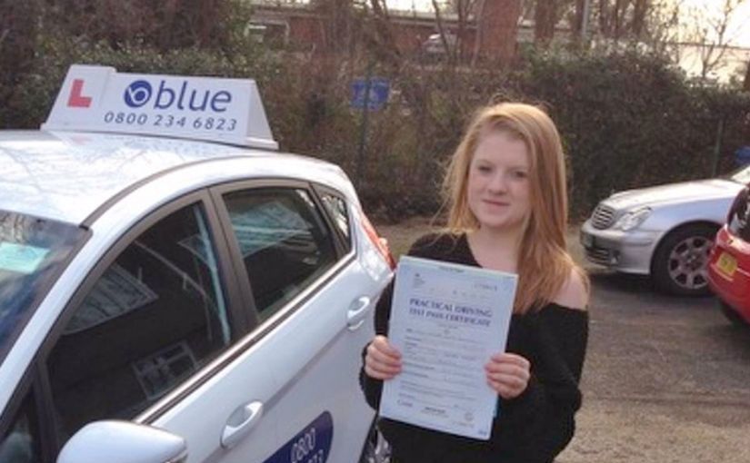 Well done to Hannah of Ascot, Berkshire who passed her driving test in Slough