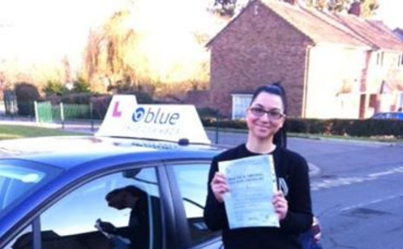 Huge congrats to Timea Vaczkan who passed her practical driving test today at Farnborough