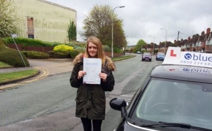 Congratulations to Sammy Drew on passing your driving test in Reading on your first attempt