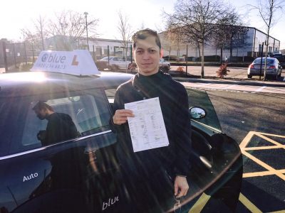 Driving Test for Ace Pittapan from Farnborough